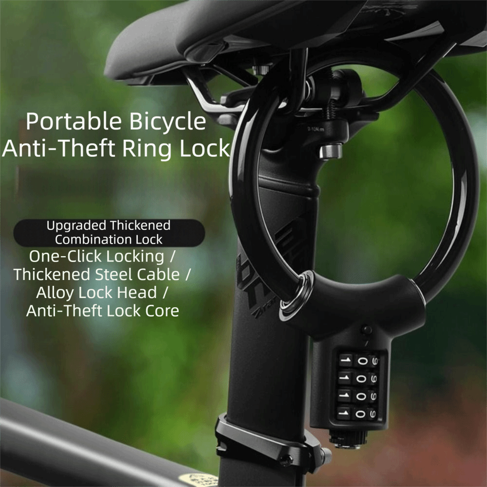 Cable Lock Flexible - Lucchetto a Combinazione Flessibile a 4