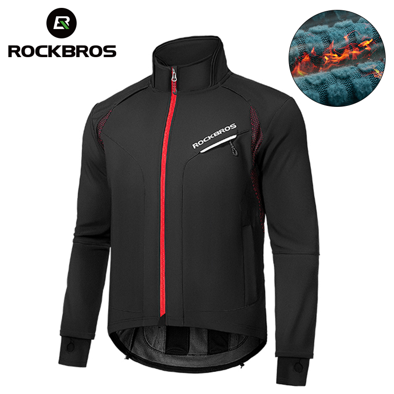 Cycling Commuter Jacket - ROCKBROS Inverno Più Caldo Bicicletta Giubbotti