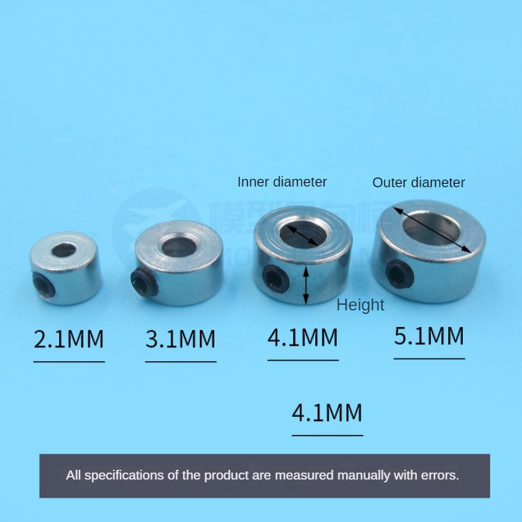 5pcs metallo 2.1mm/2.6mm/3.1mm - Cable Lock Flexible recensione e prezzo
