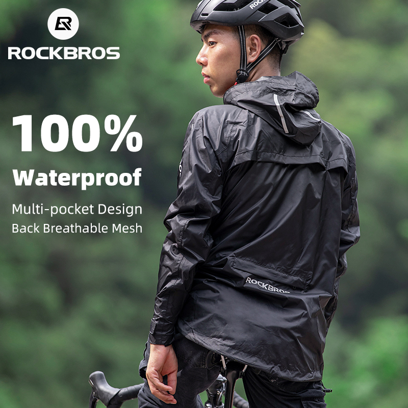 ROCKBROS impermeabile ciclismo - Cycling Rain Jacket Commute recensione e prezzo